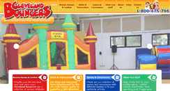 Desktop Screenshot of clevelandbouncers.com